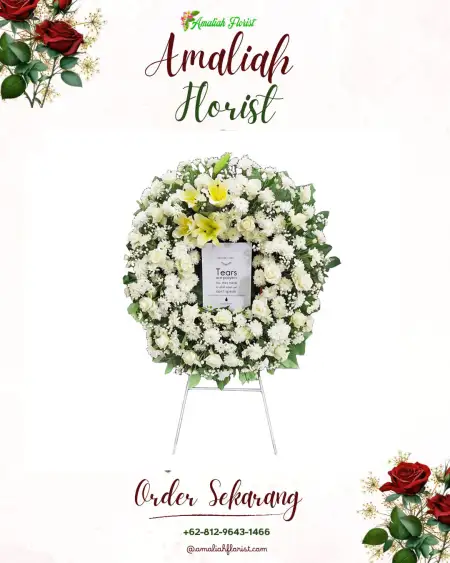 Krans Bunga Duka Kejadian Lom