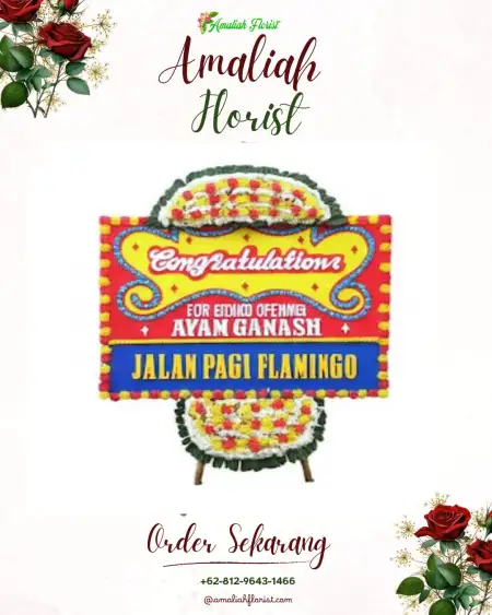 Sewa Papan Bunga Kejadian Lom